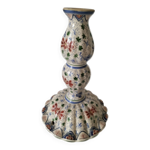 Earthenware lamp base signed Roger Colas – Cashmere decor – Clamecy