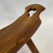 Chaise espagnole vintage brutalist design minimaliste