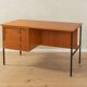 Minimalist freestanding desk from the 1960s by Günter Renkel for Rego Möbel