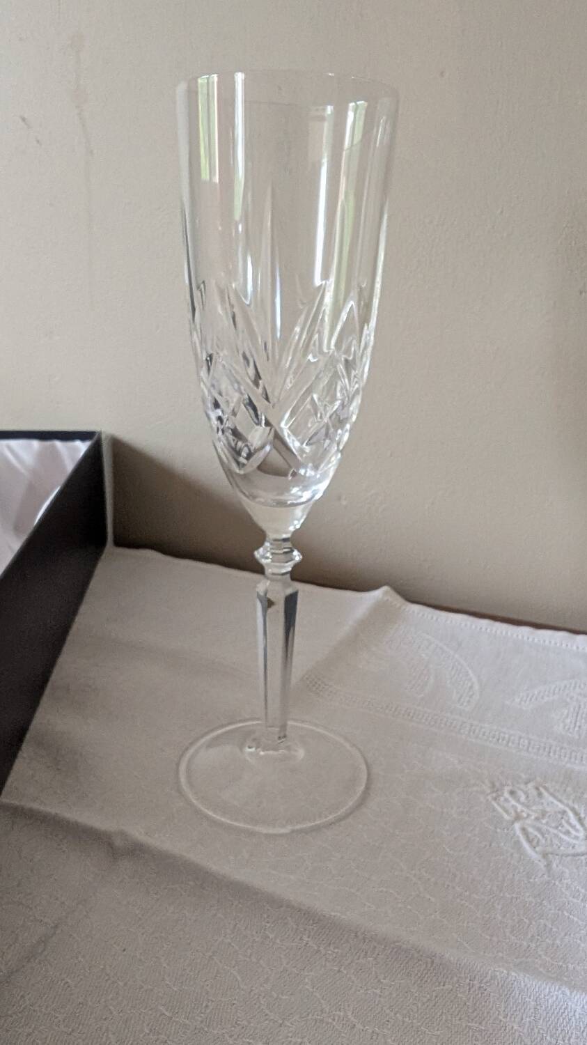 Ensemble de verrerie en cristal de Lorraine