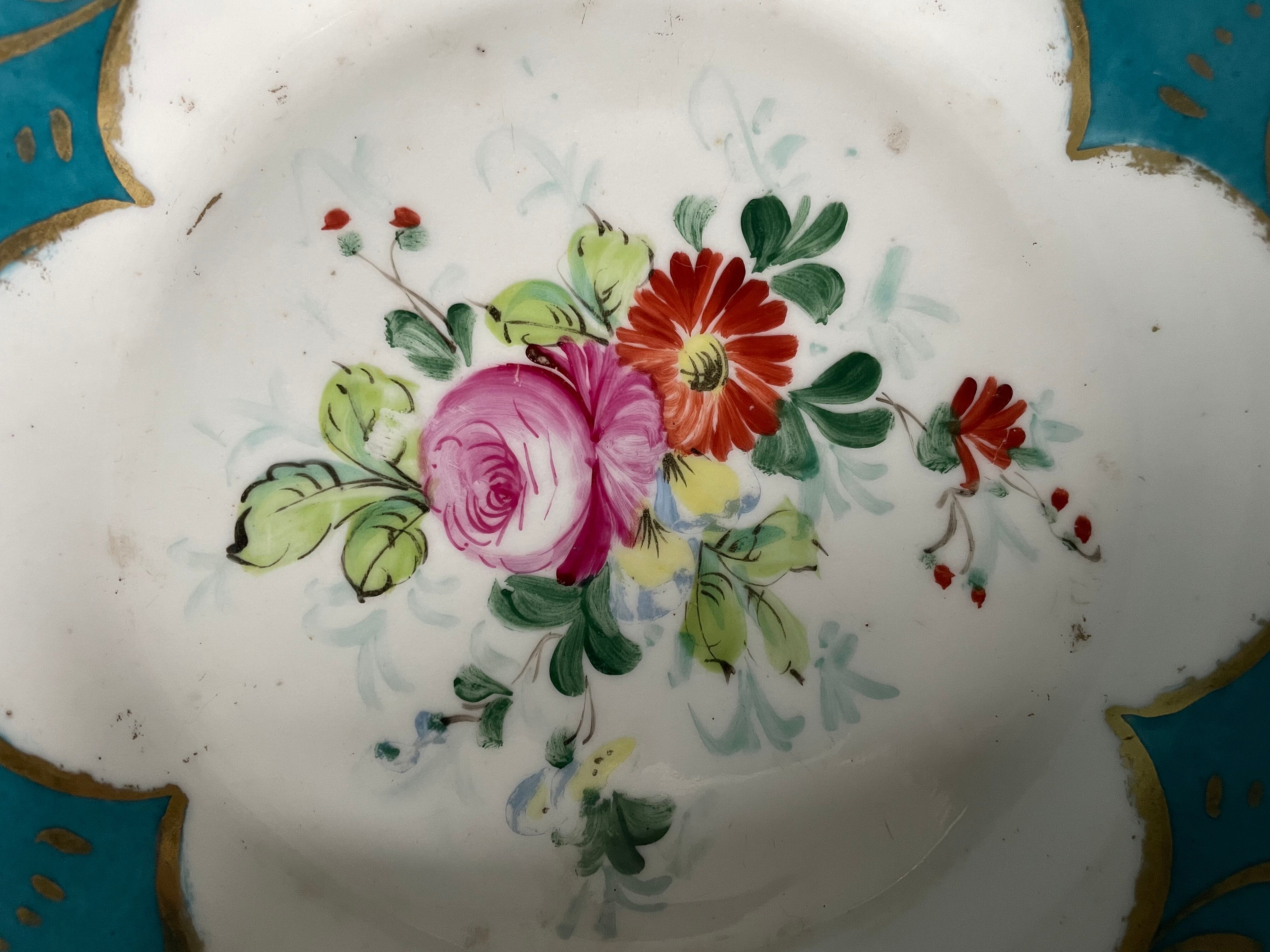 Porcelain salad bowl of Sèvres XIXth