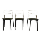 set of three Delfina chairs, Italy 80"