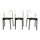 lot de trois chaises Delfina,Italy 80"
