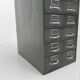 Industrial Steel Chest of Drawers with 20 Drawers