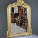 Bevelled mirror with pediment, Louis XV style – 2nd half of the 19th century