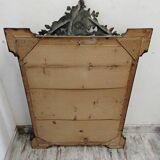 Old gilded stucco mirror