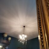 Miroir XIXème en stuc doré H 142 cm