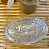 Vintage glass butter maker