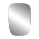 Miroir cerclé de laiton doré. 1980