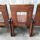 Set of 6 varnished pine chairs