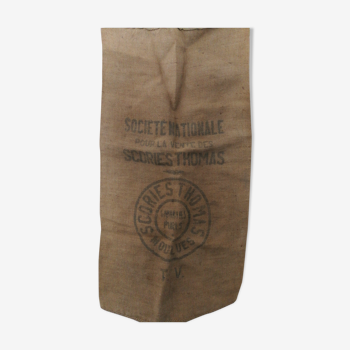 Sac de toile de jute "scories thomas"