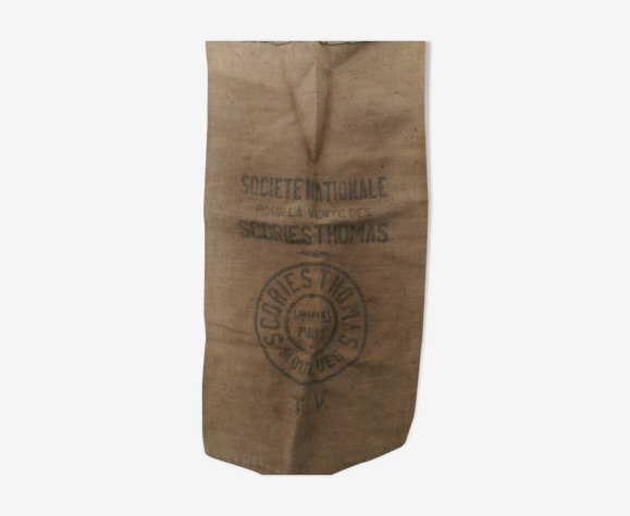 Sac de toile de jute "scories thomas"