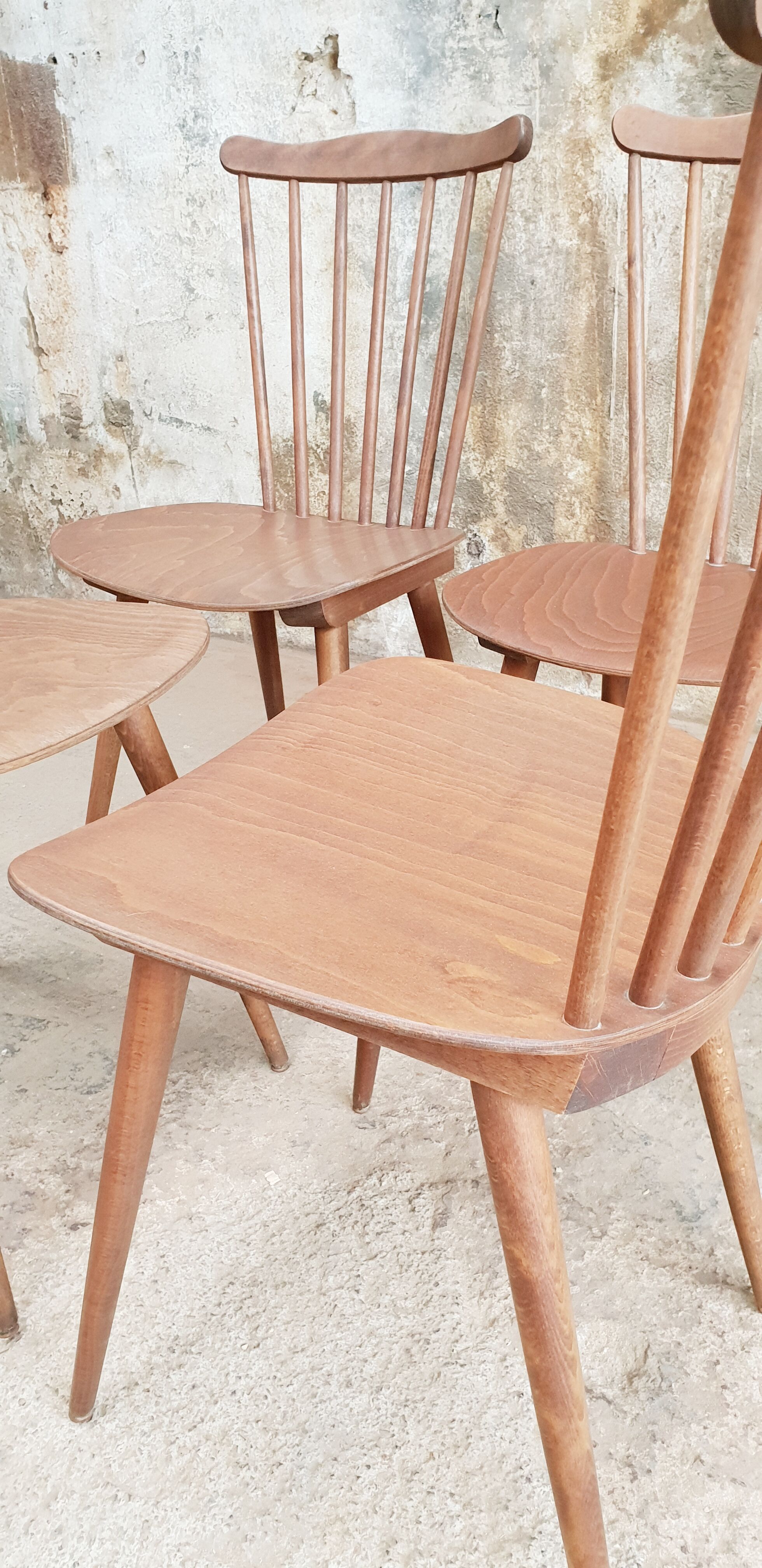 Set de 4 chaises  vintage