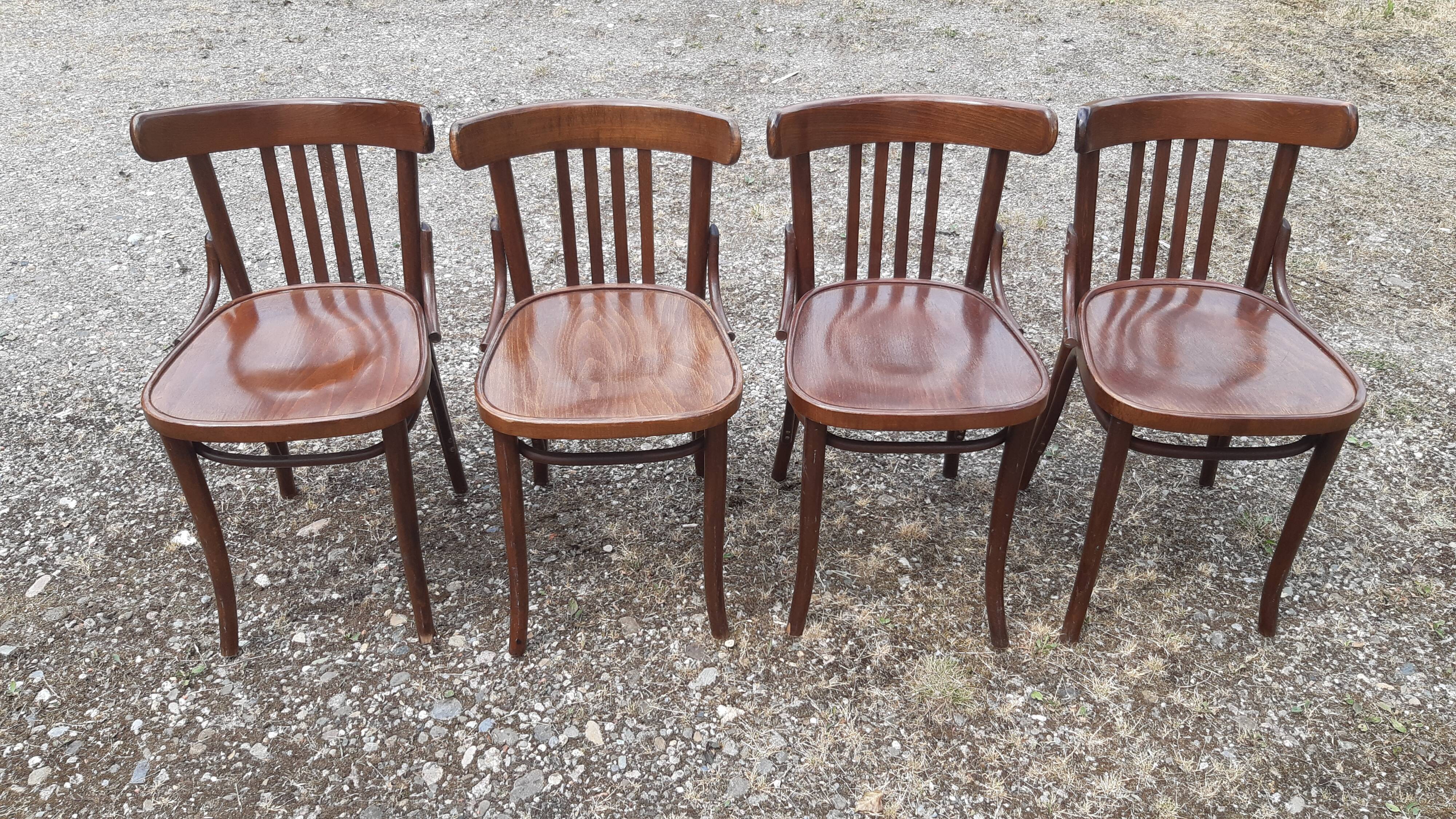 Set of 4 bistro chairs