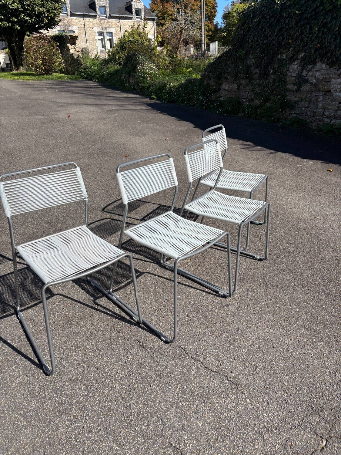 Vintage spaghetti chairs