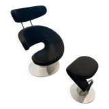 Stokke Variér Peel armchair + footrest