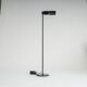 Lampe sur pied Haloprofil 878HR par Viktor Frauenknecht pour Swiss Lamps en noir