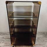 Vintage rolling shelf