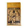 New Circus Poster - Lions Art Deco