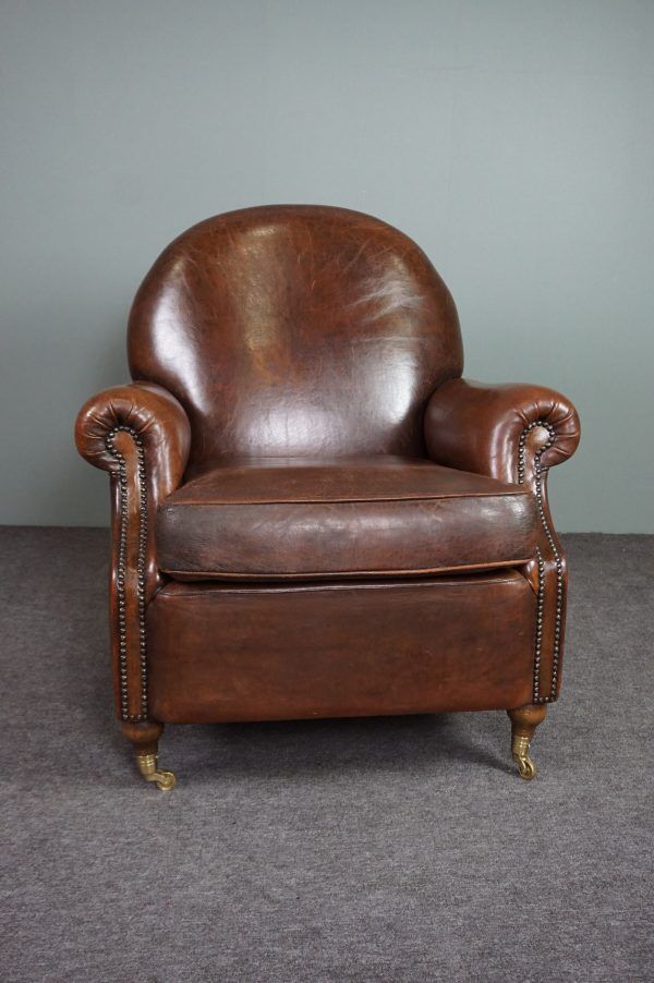 Sheepskin armchair