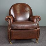 Sheepskin armchair