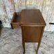Antique nightstand louis xv style wood drawer + vintage case #e2