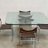 Table à manger Giovanni Offredi pour Saporiti, années 1970