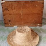 Vintage wooden wall coat rack