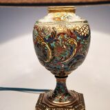 Cloisonné enamel lamp foot
