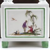 Square Limoges porcelain planter by Raynaud