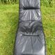 Black leather lounge chair by Ingmar and Knut RELLING for WESTNOFA