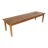 Minimalist teak bench, Sweden, 1960s