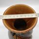 Earthenware vase • Domino collection from Sarreguemines • Vintage 60-70s
