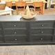 Craft cabinet with drawers