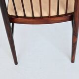 Helge Sibast set of six dining chairs in rosewood Denmark 1960