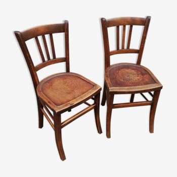 Paire de chaises bistrot Luterma