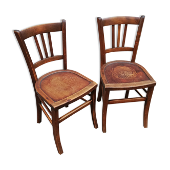 Pair of Luterma bistro chairs