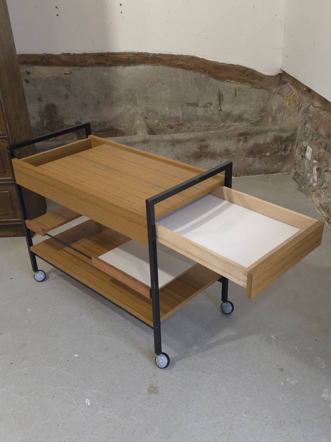 Pierre Guariche serving trolley circa 1960