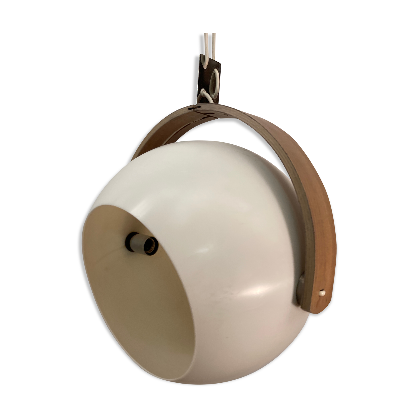 Large space age round globe sphere by Temde, Switzerland 1970s