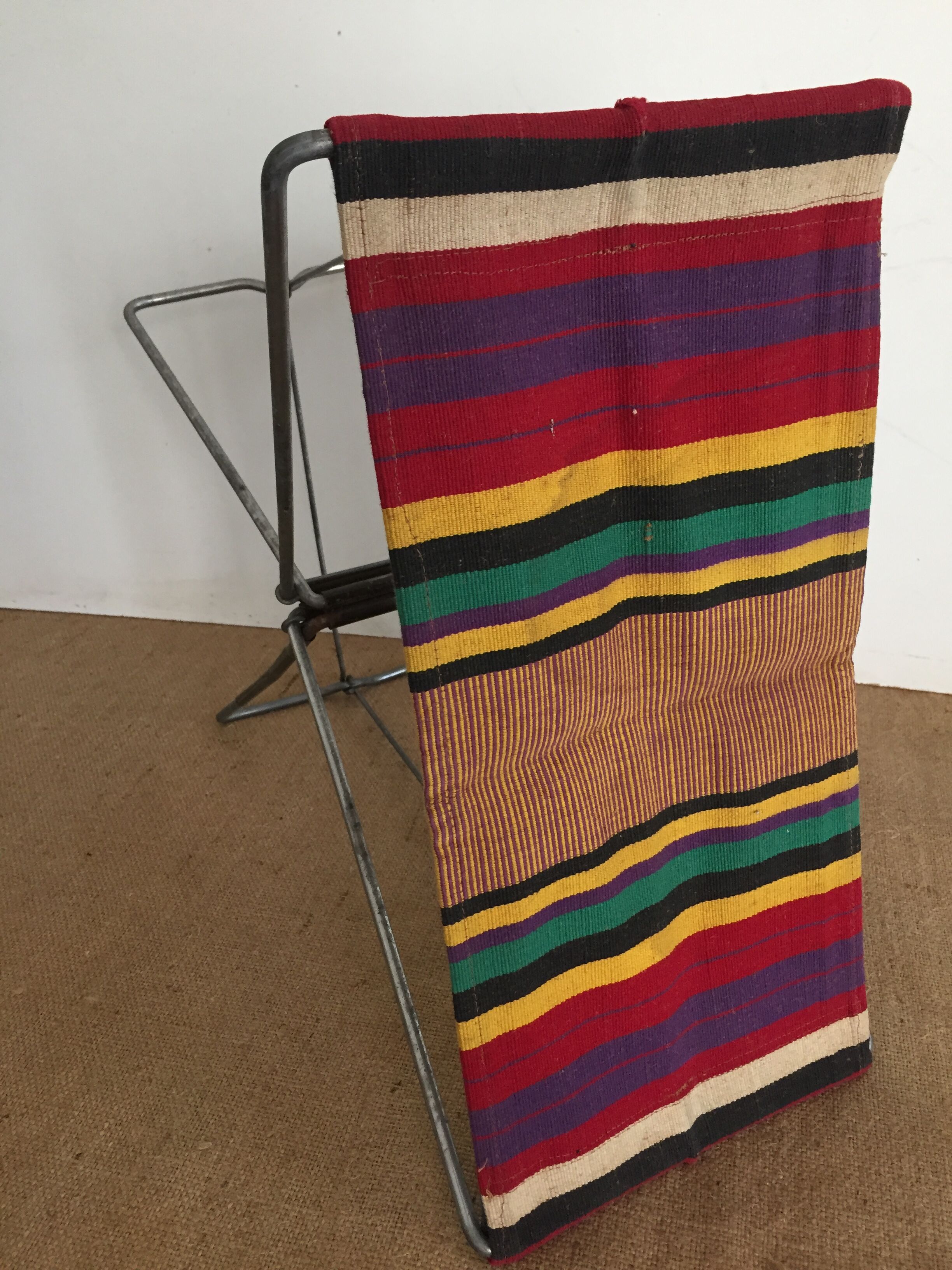 Beach or camping folding, old canvas