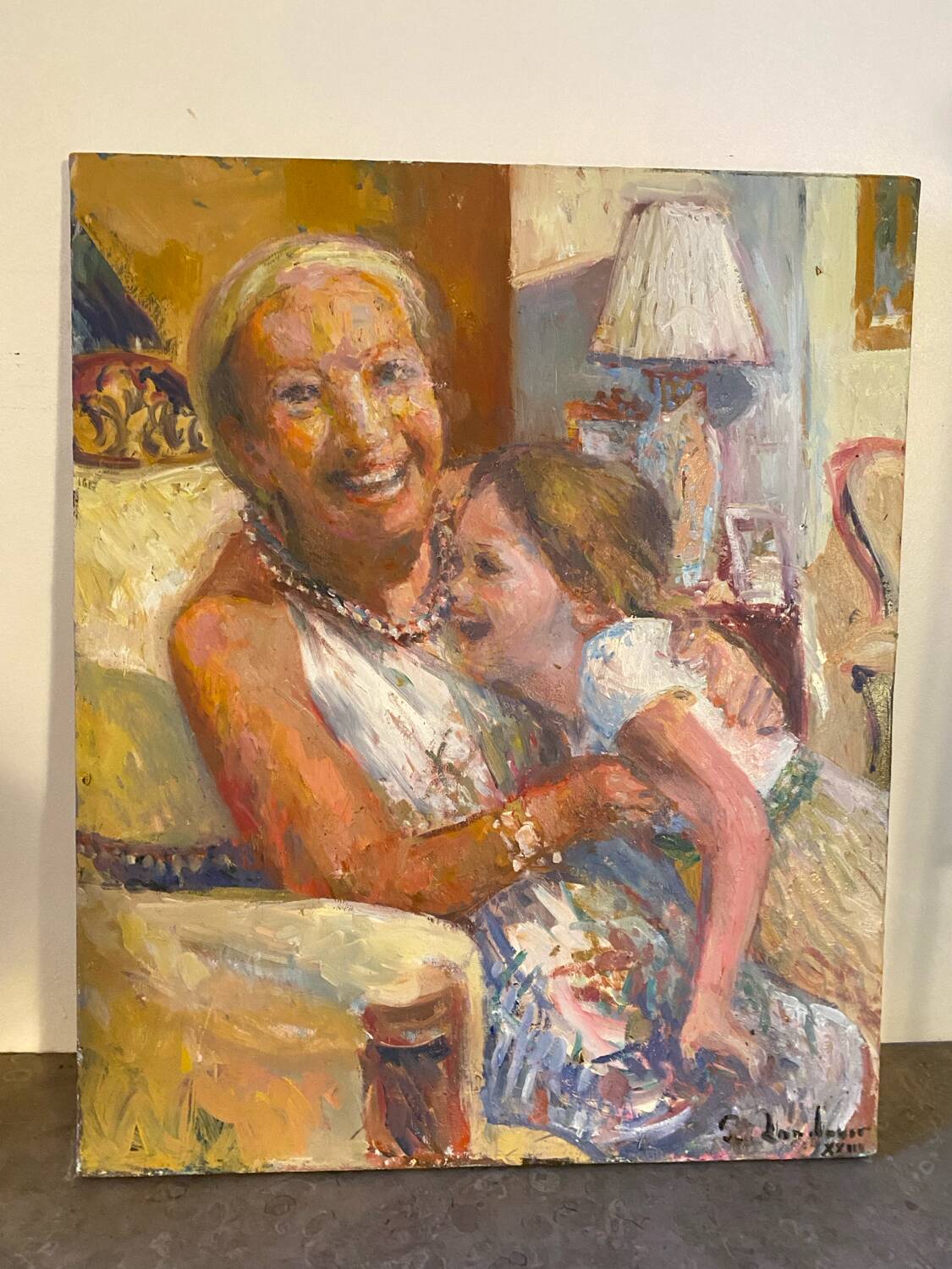 Family portrait signed Landauer