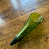 Vase soliflore corne verte
