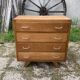 Commode vintage pieds compas