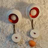 Pair of Denmark eye ball wall lights