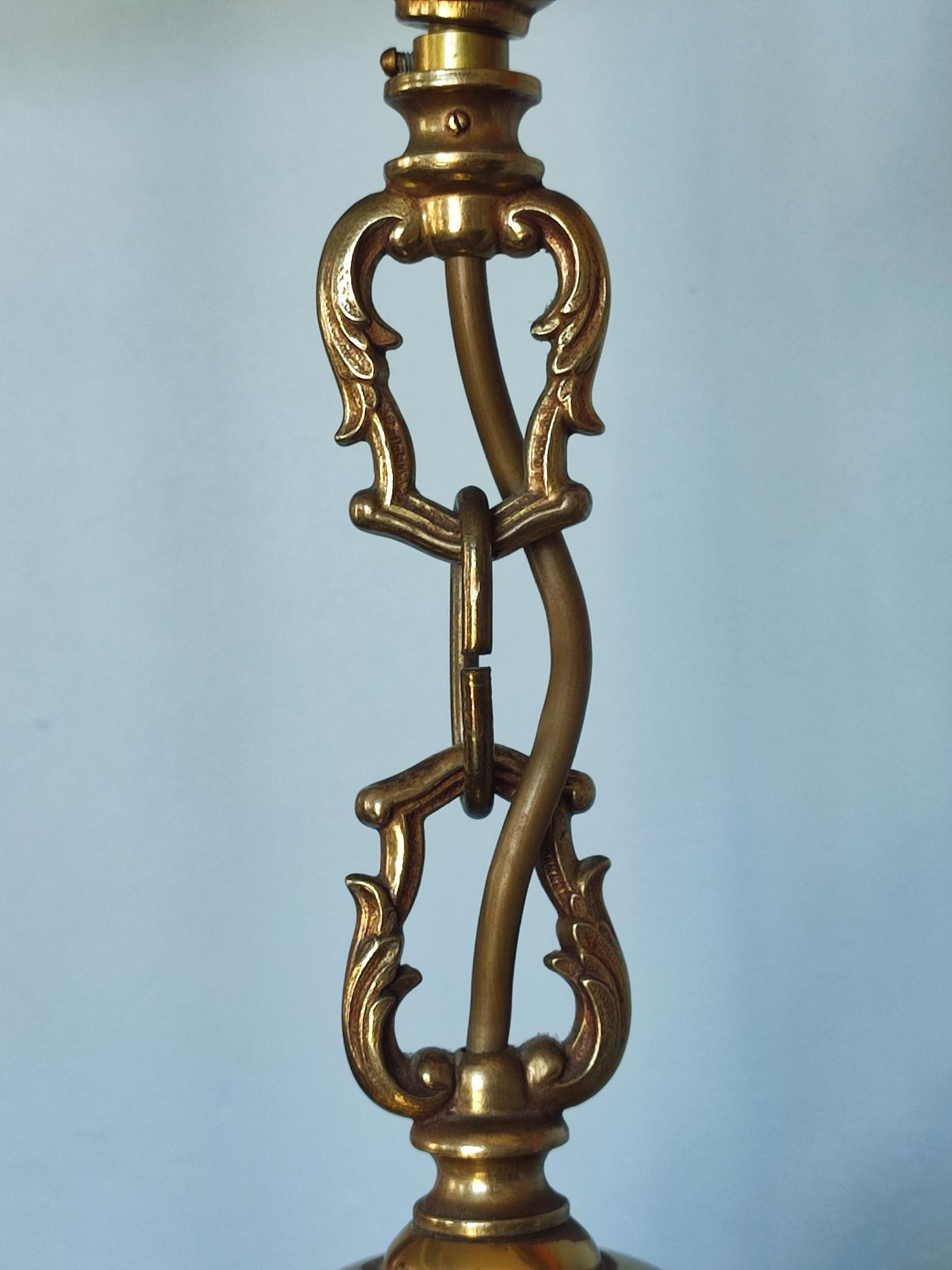 Suspension en bronze vintage