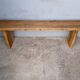 Solid wood bench patinated 160cm