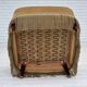 1970s, Danish highback armchair, light green furniture velour.