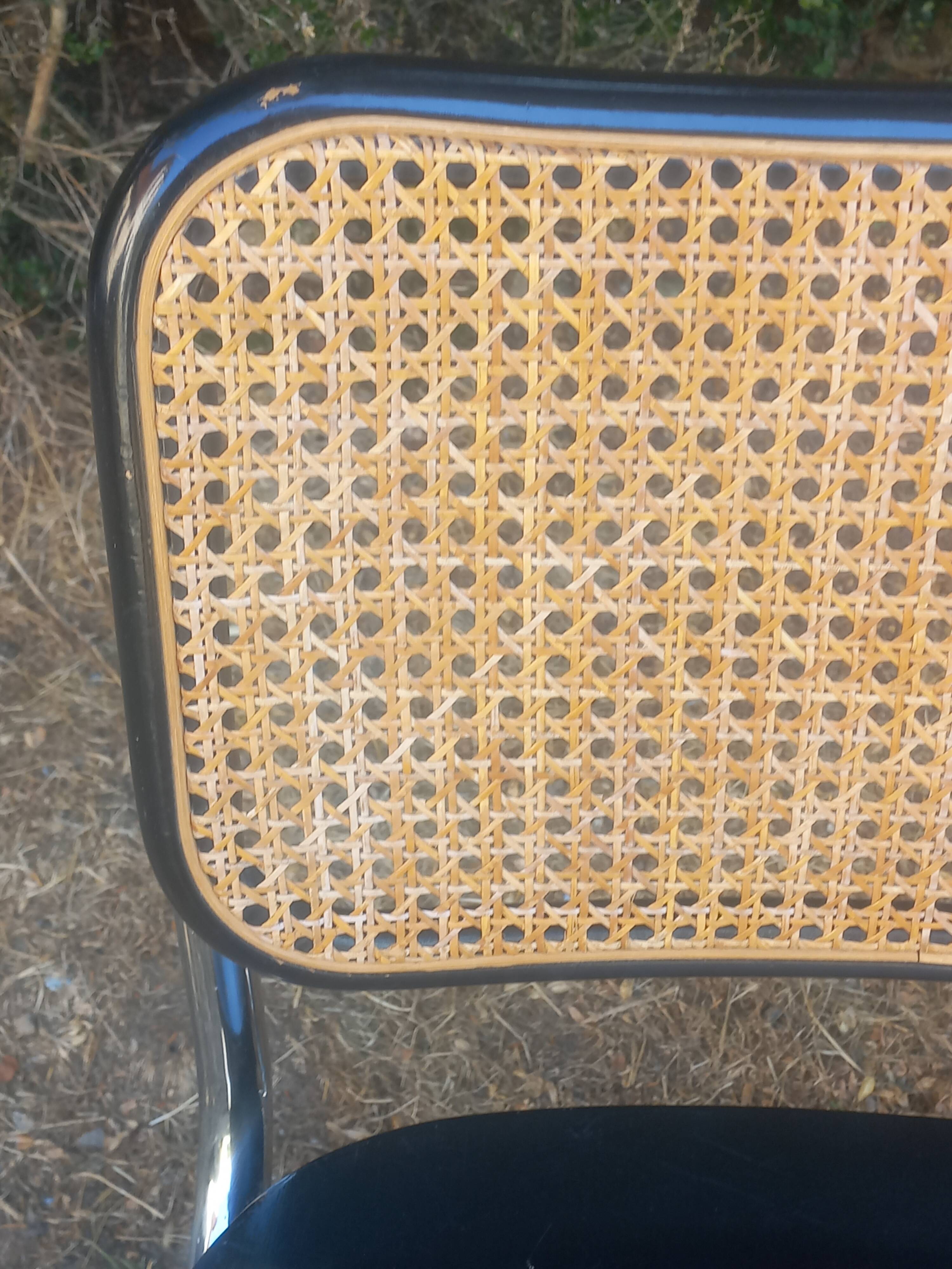 Pair of Marcel Breuer Cesca B32 chairs