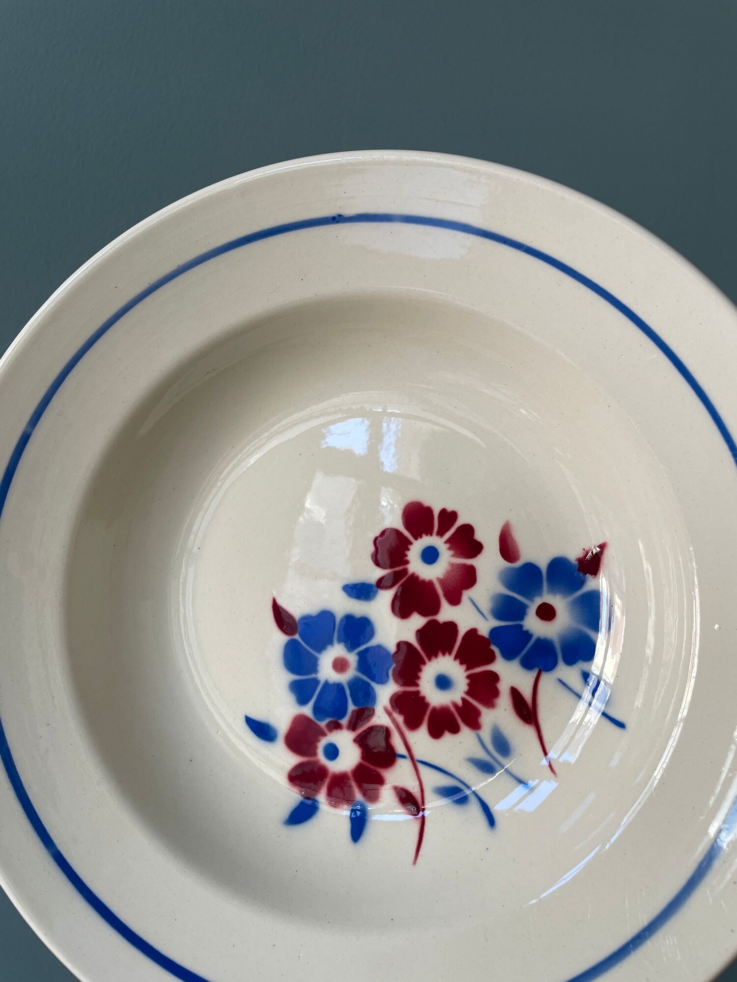 Set of 11 K&G Lunéville soup plates, Sylvain model
