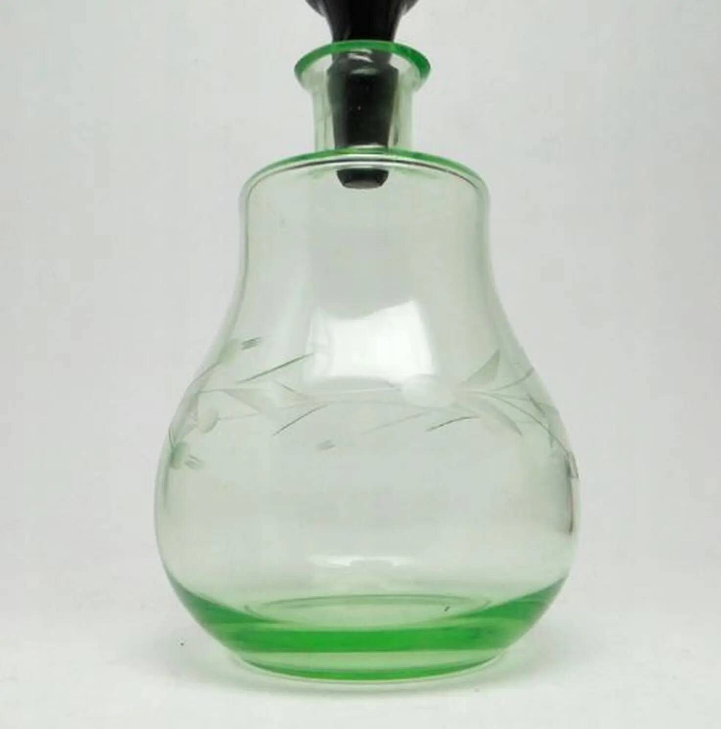 Carafe, Art Deco, crystal, Moser, Czechoslovakia, 1950s